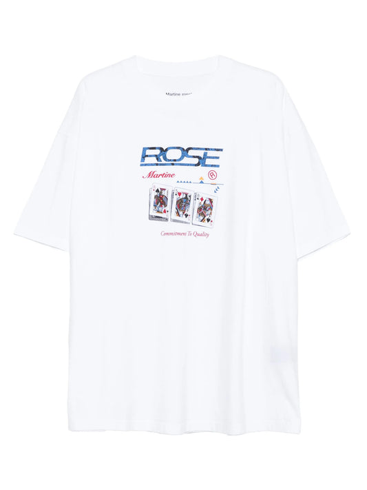 Martin Rose Playing Cards White