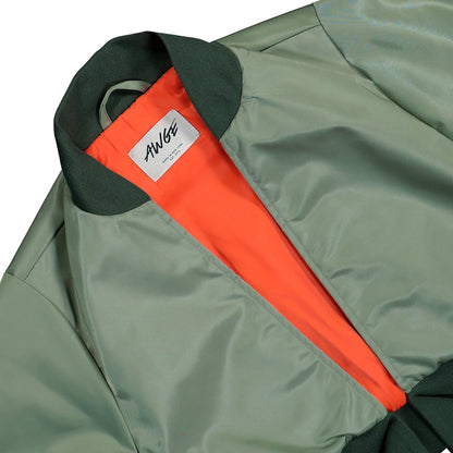 AWGE Wrap Bomber Iridescent Green – Damska Zielona Kurtka Bomberka