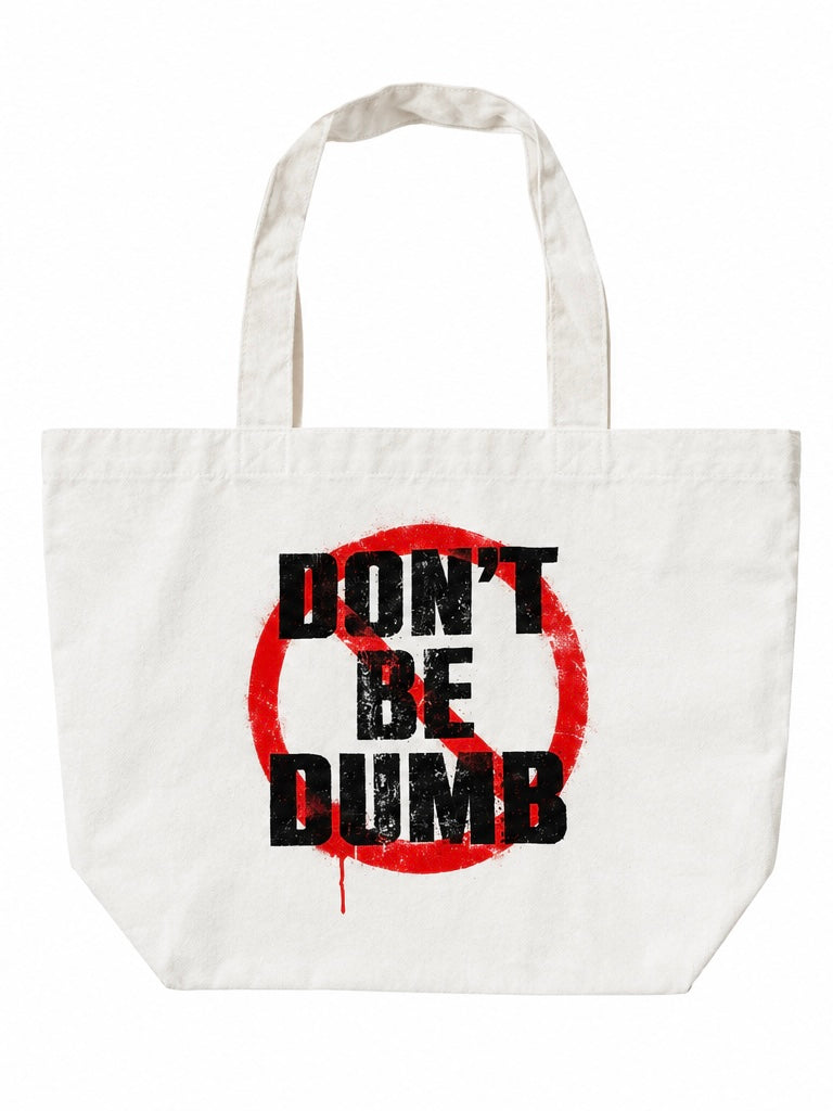 AWGE Don't Be Dump Tote Bag