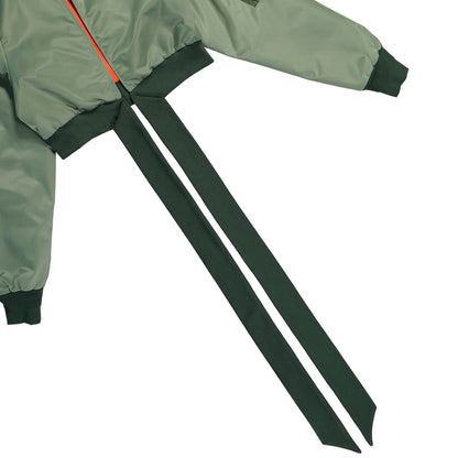 AWGE Wrap Bomber Iridescent Green – Damska Zielona Kurtka Bomberka