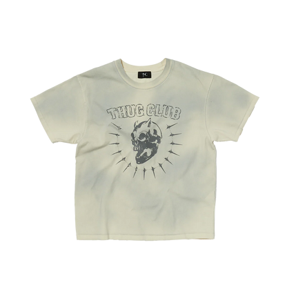 Thug Club Vintage Riding Skull Stitch T-shirt