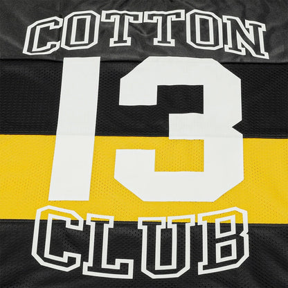 AWGE Cotton Clubbers Football Tee – Czarna Koszulka Futbolowa