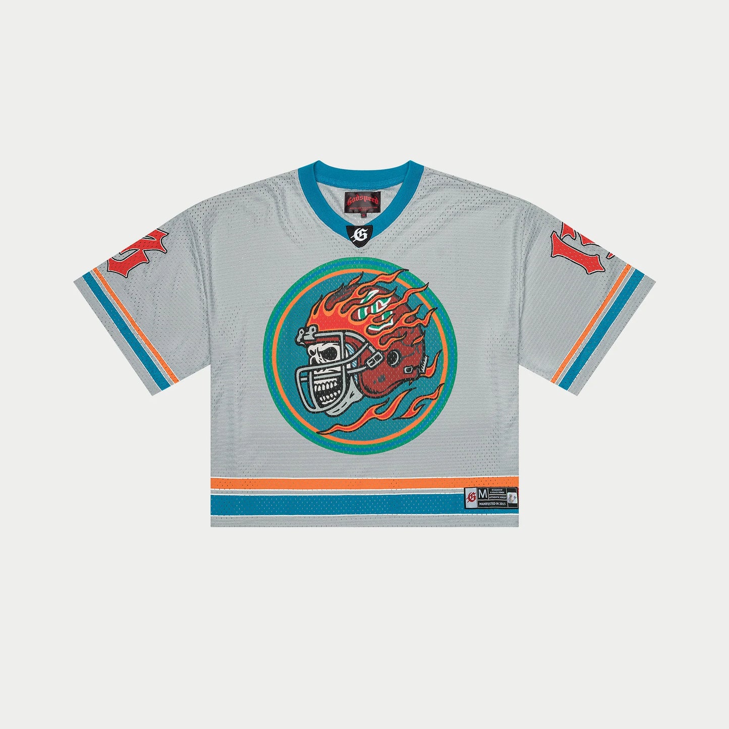 Godspeed First Down Jersey (Grey/Blue/Orange) NYC