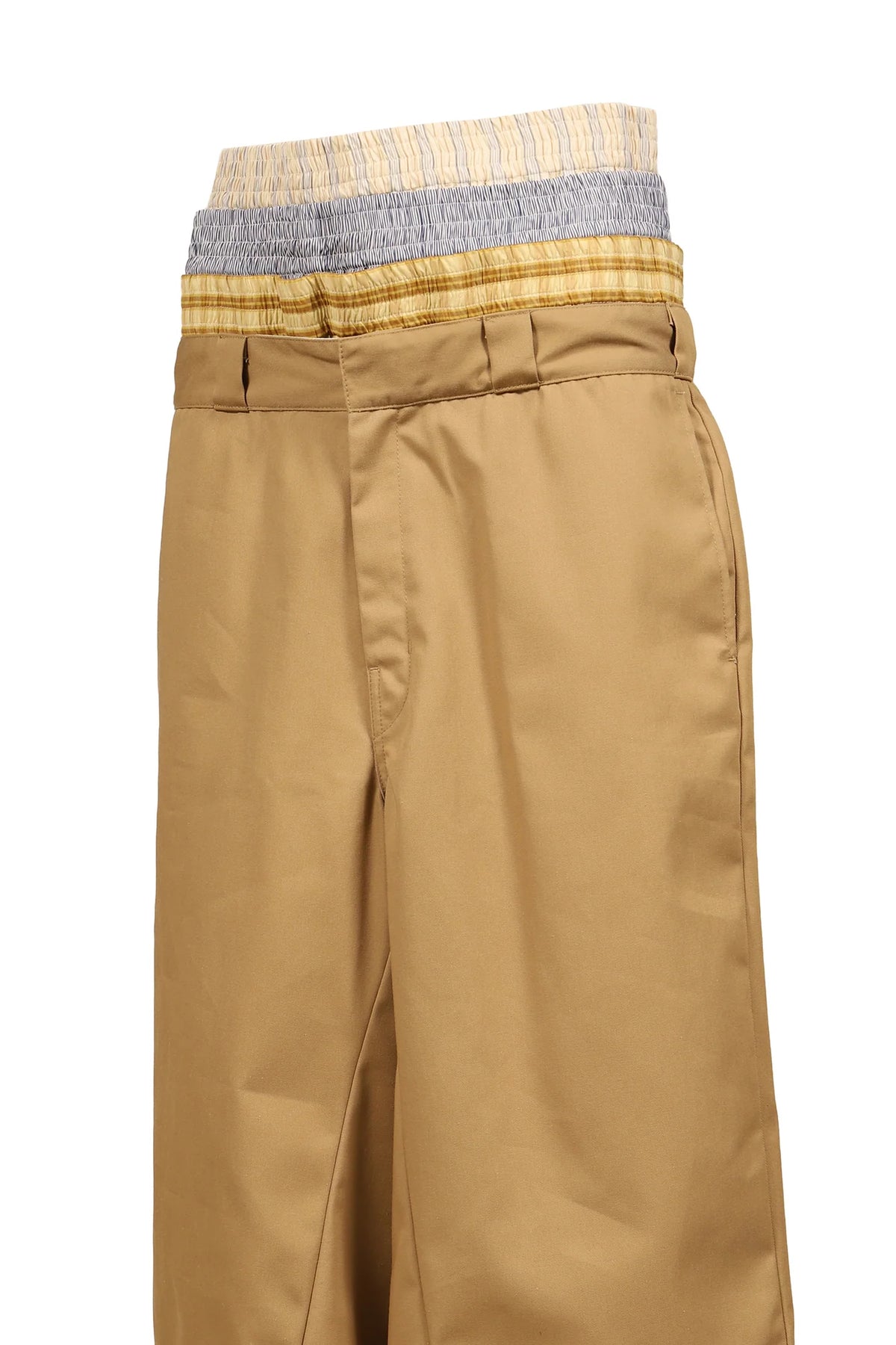AWGE Stacked Bermudas – Beżowe Szorty Warstwowe
