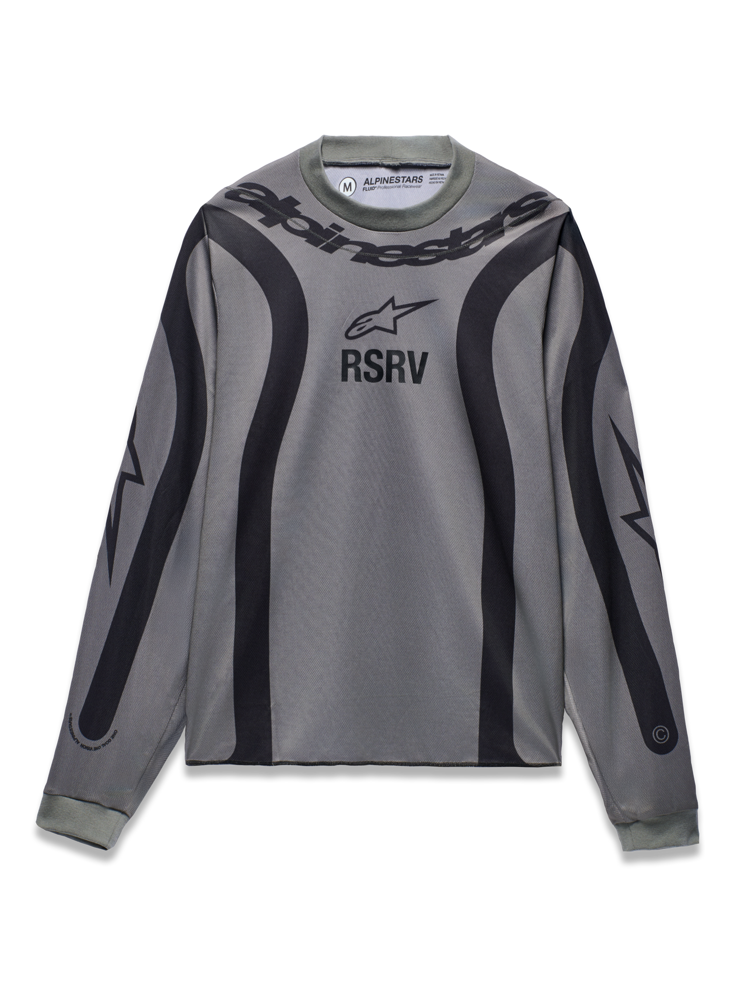 Alpinestars RSRV Techstar Reworked LS Jersey Mud Black