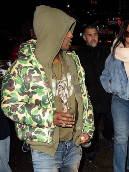A BATHING APE ABC Camo Down Jacket