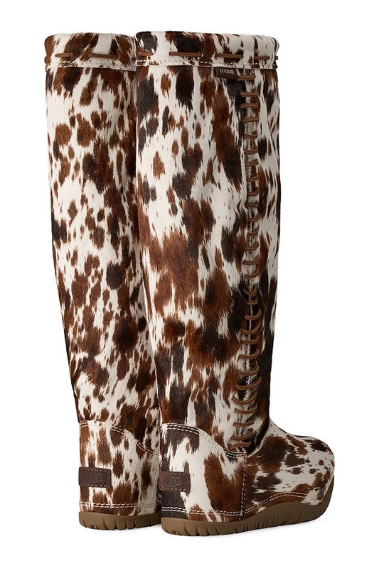 UGG BUCKED TALL BOOT BROWN MULTI