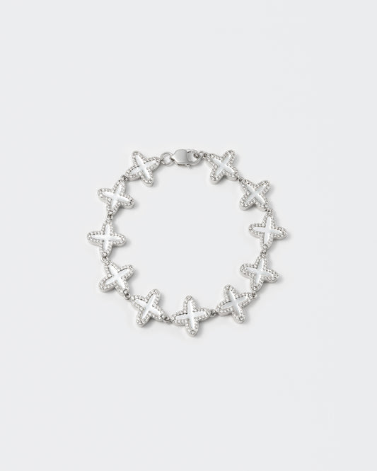 Darkai Clover White Bracelet