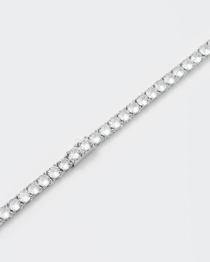 Darkai White Tennis Bracelet