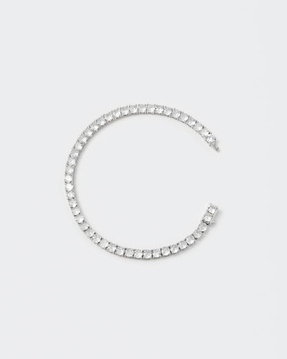 Darkai White Tennis Bracelet