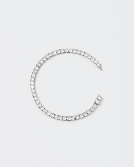 Darkai White Tennis Bracelet