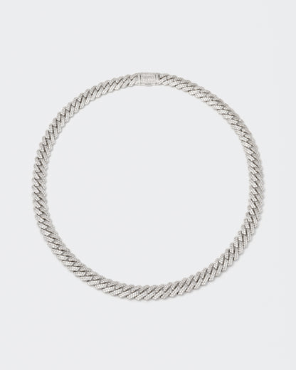 Darkai Mini Prong Pavé Necklace