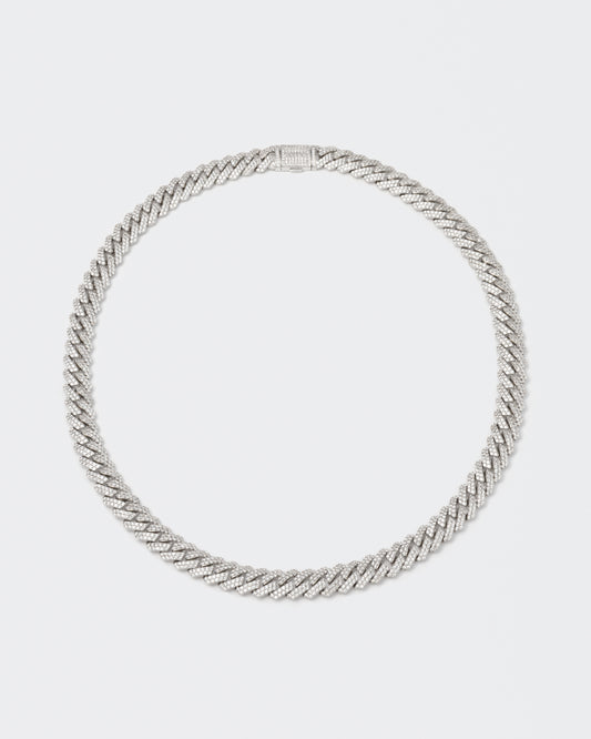 Darkai Mini Prong Pavé Necklace