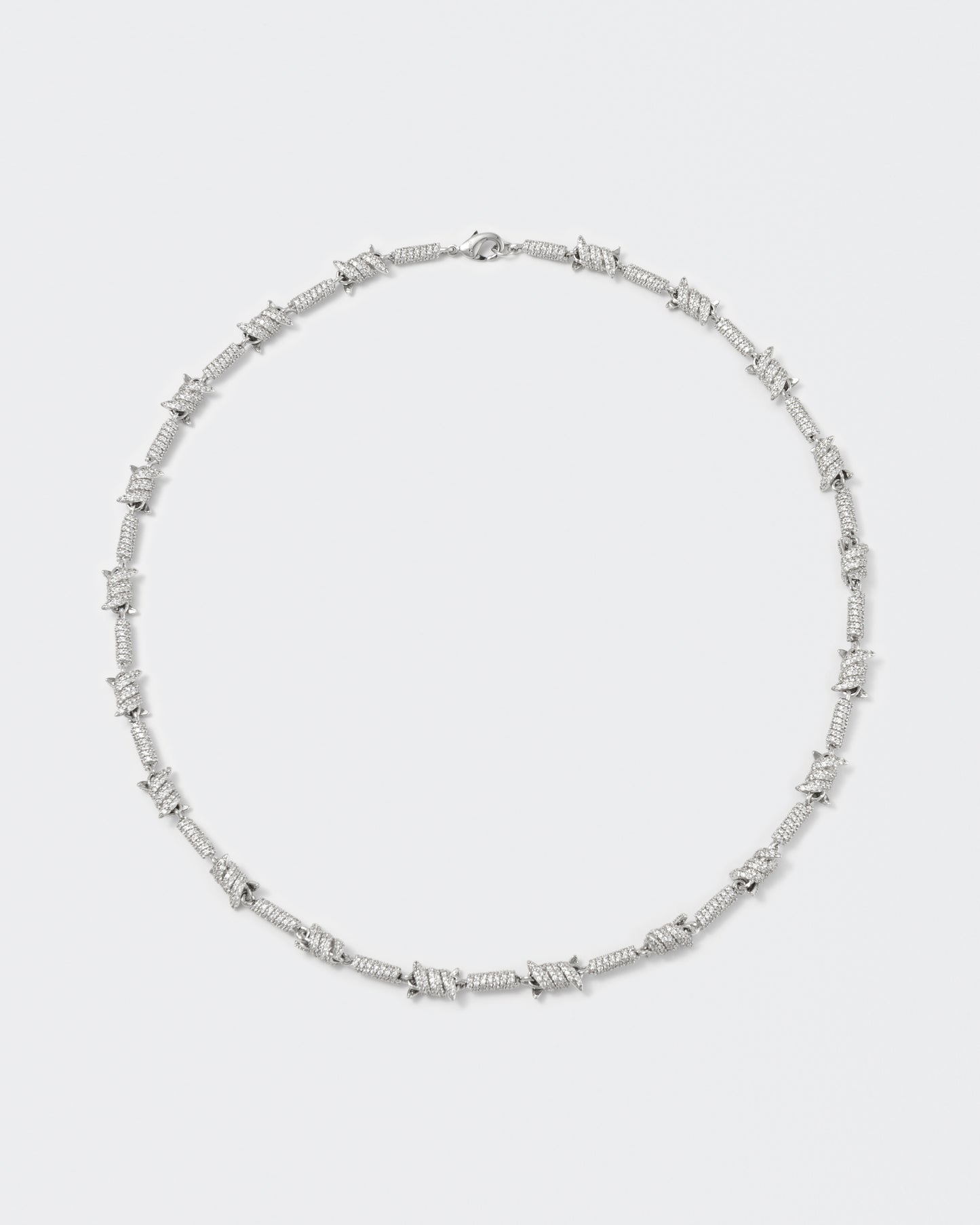 Darkai Barbwire Pave Necklace