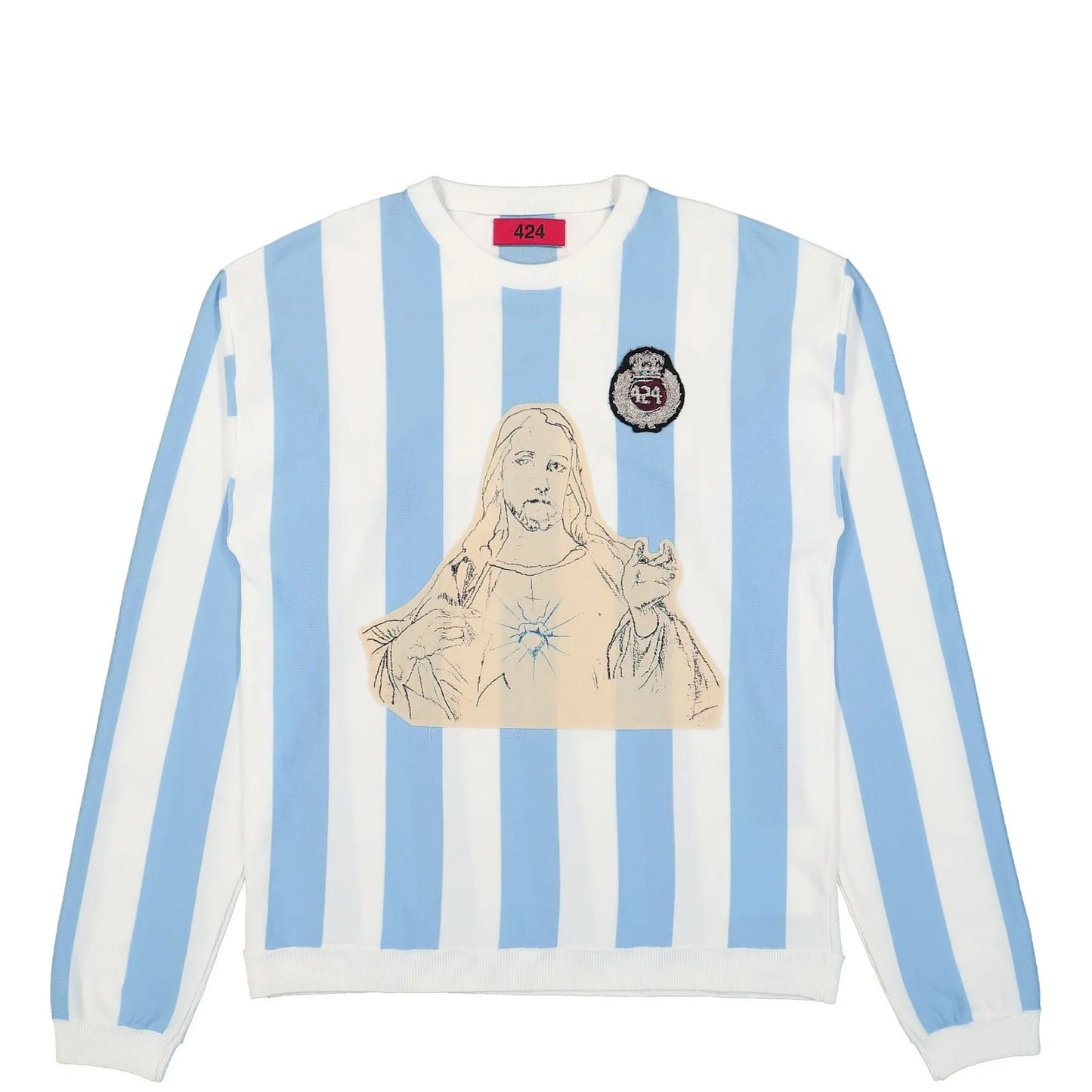 424 Soccer Sweater Light Blue