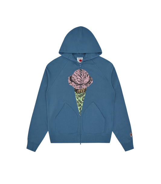 Billionaire Boys Club CONE ZIP HOOD BLUE