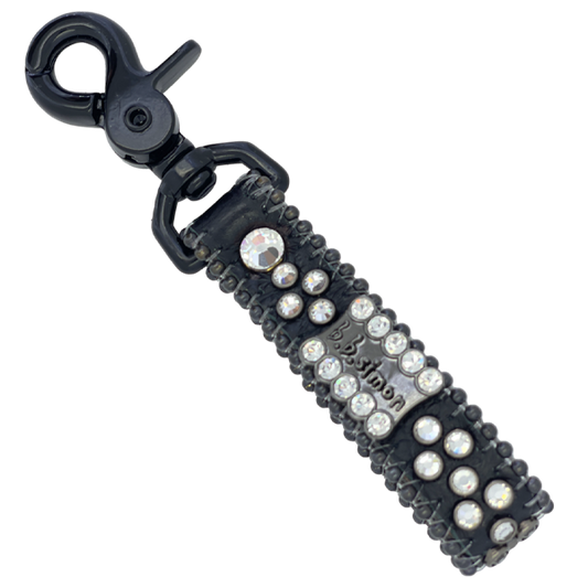 B.B Simon Keychain Clear Black