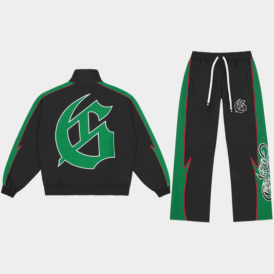 Godspeed GT Tracksuit (Black/Green/Red)