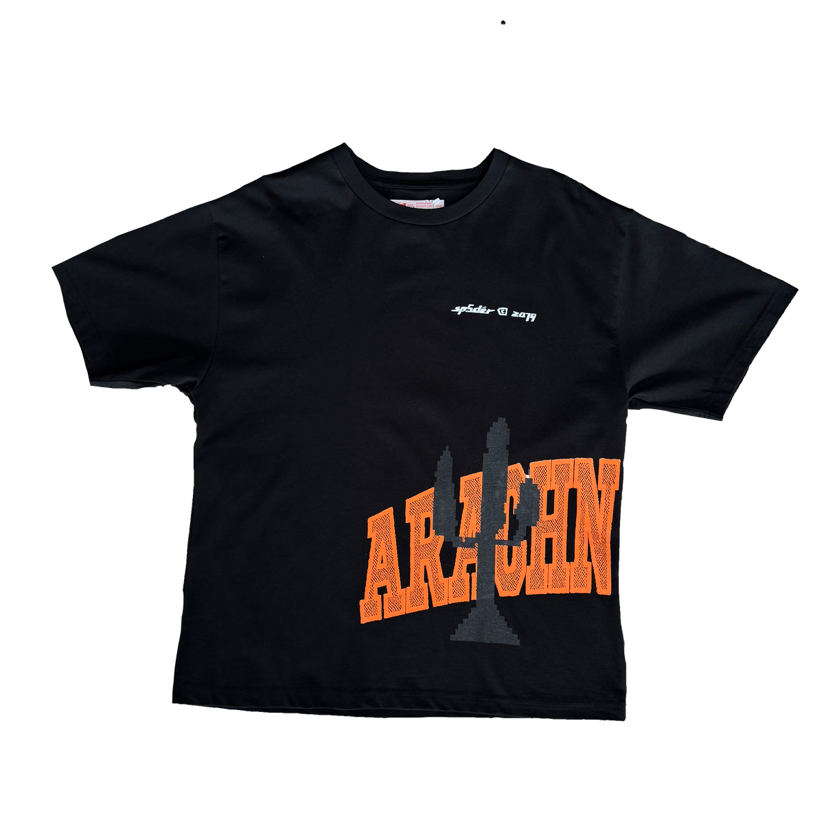 Sp5der Tee Black For Virgil Abloh Archive – HIGHKIOSK