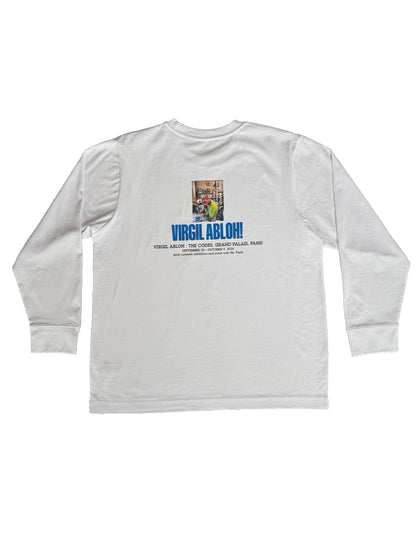 Ofr. Paris Custom Longsleeve White For Virgil Abloh Archive
