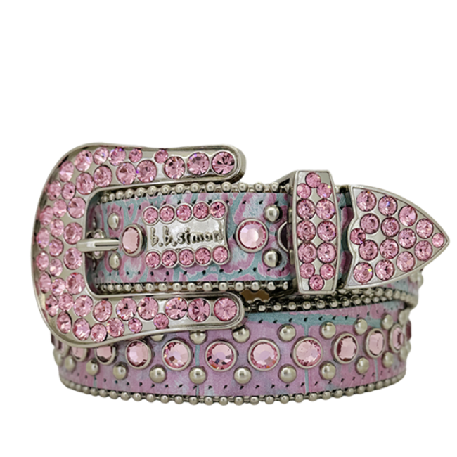 B.B. Simon The Kish Skinny Grey Pink