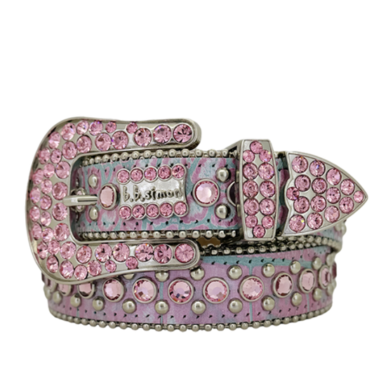B.B. Simon The Kish Skinny Grey Pink
