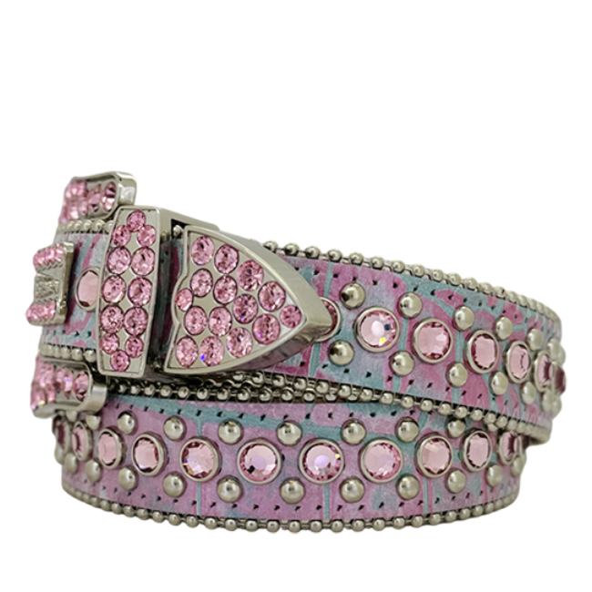 B.B. Simon The Kish Skinny Grey Pink