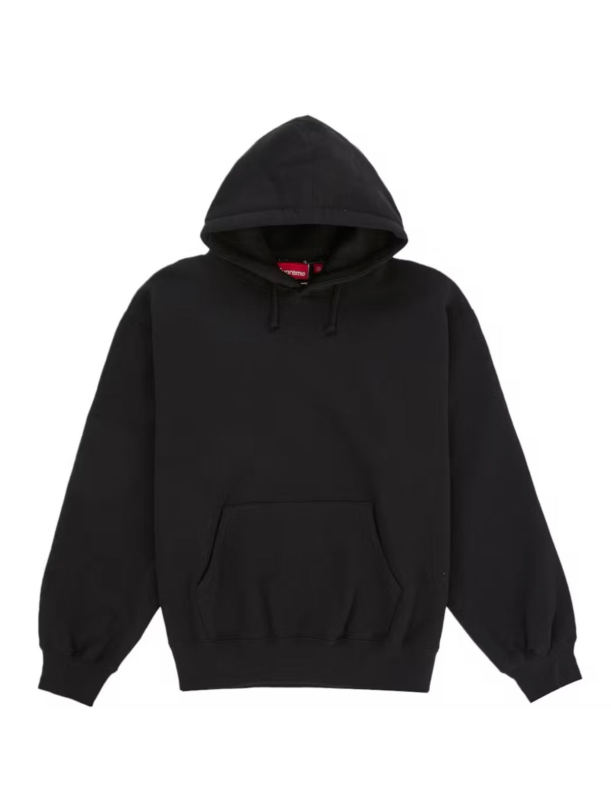 Supreme Satin Applique Hooded Sweatshirt(SS26) Black