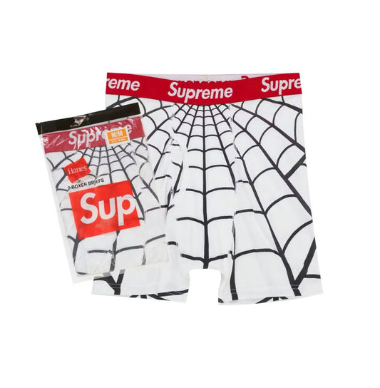 Supreme Hanes Spider-Man Boxer Briefs (1 Pcs) White