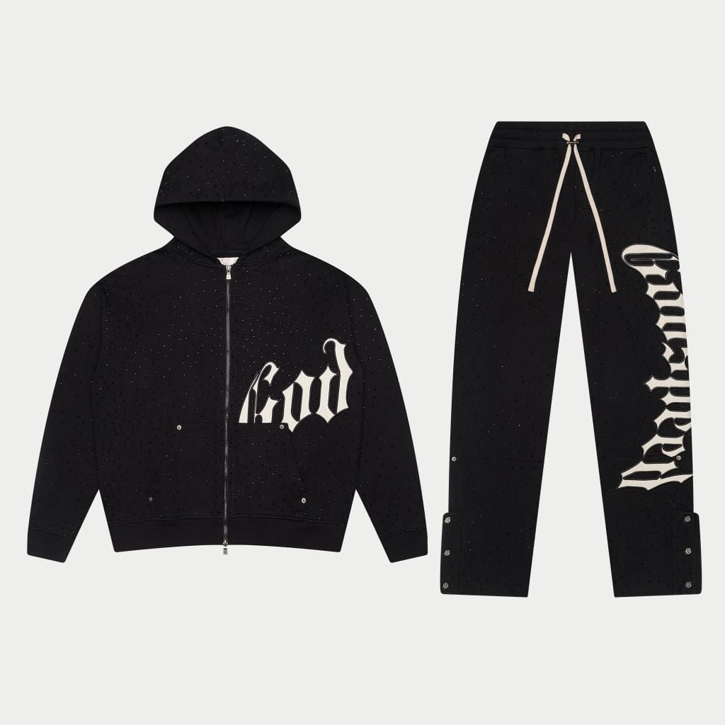 Godspeed OG Logo Sweatsuit VVS Black White