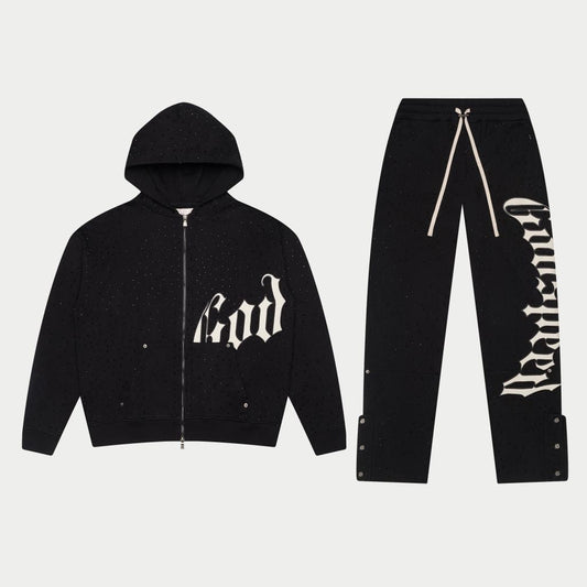 Godspeed OG Logo Sweatsuit VVS Black White