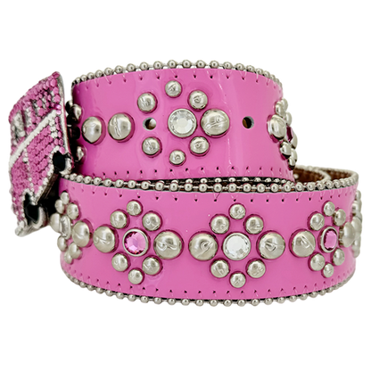 B.B. Simon Pink Combi B- Rose – Silver