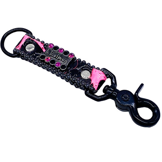 B.B Simon Keychain – Electric Pink