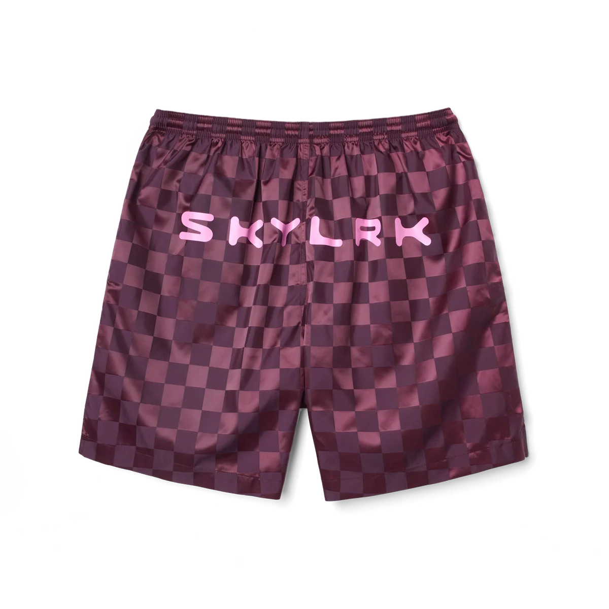 Skylrk Checker Short - Plum