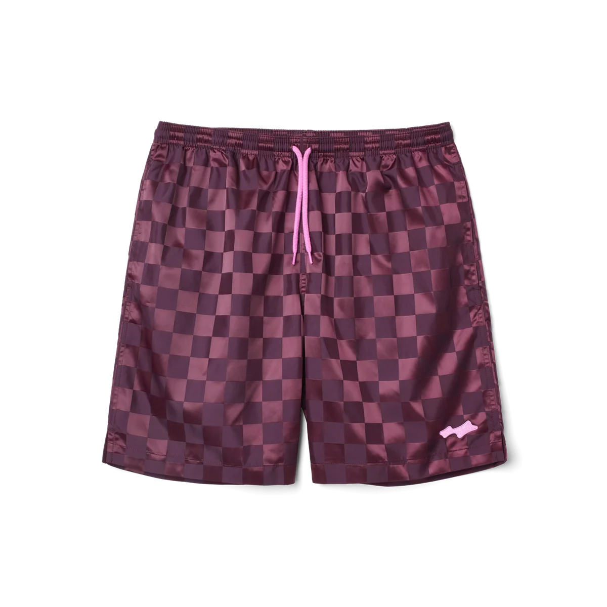 Skylrk Checker Short - Plum