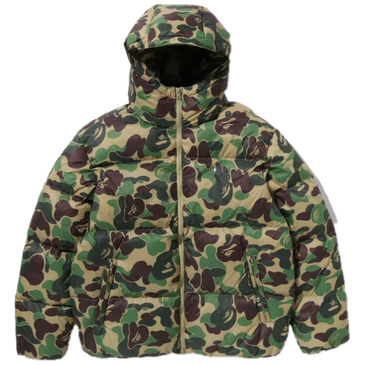A BATHING APE ABC Camo Down Jacket
