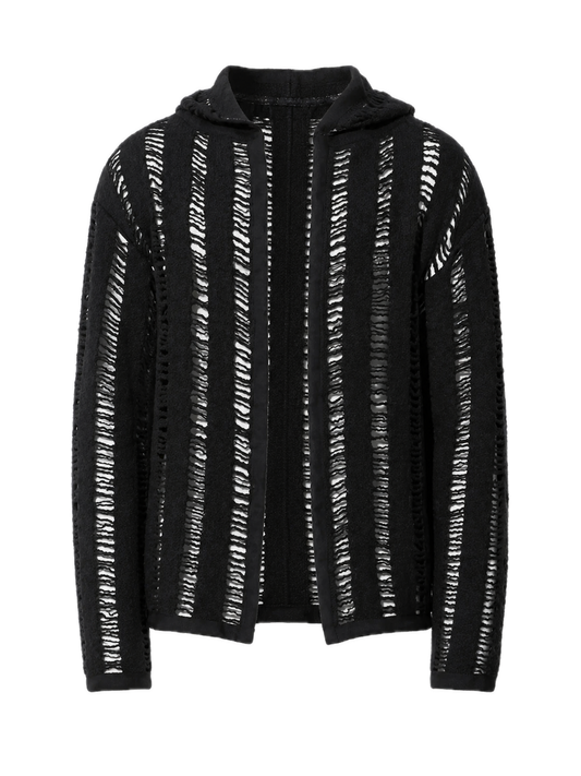 424 Cardigan Black Wool