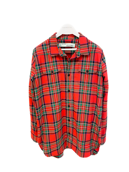 OFF-WHITE FLANNEL SHIRT - HIGHKIOSK