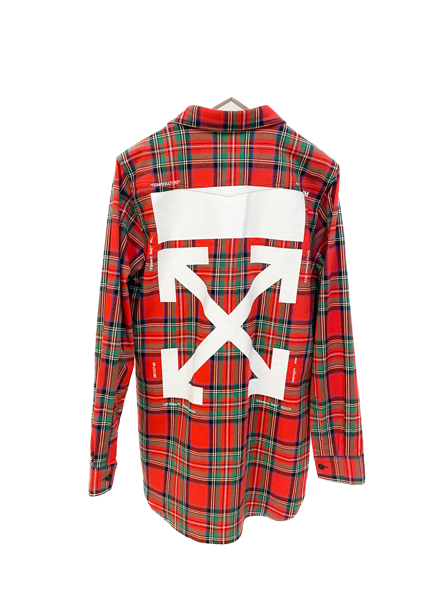 OFF-WHITE FLANNEL SHIRT - HIGHKIOSK