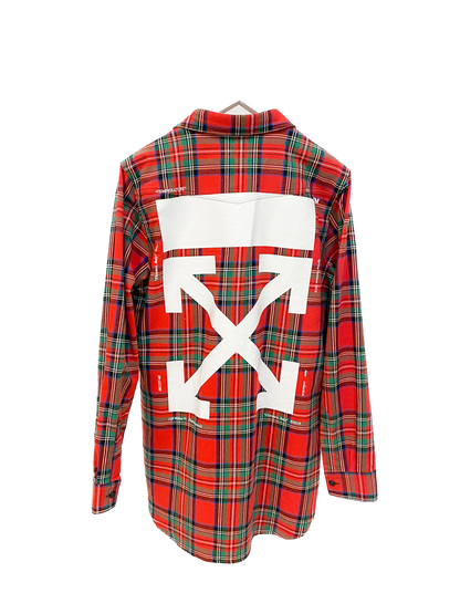 OFF-WHITE FLANNEL SHIRT - HIGHKIOSK