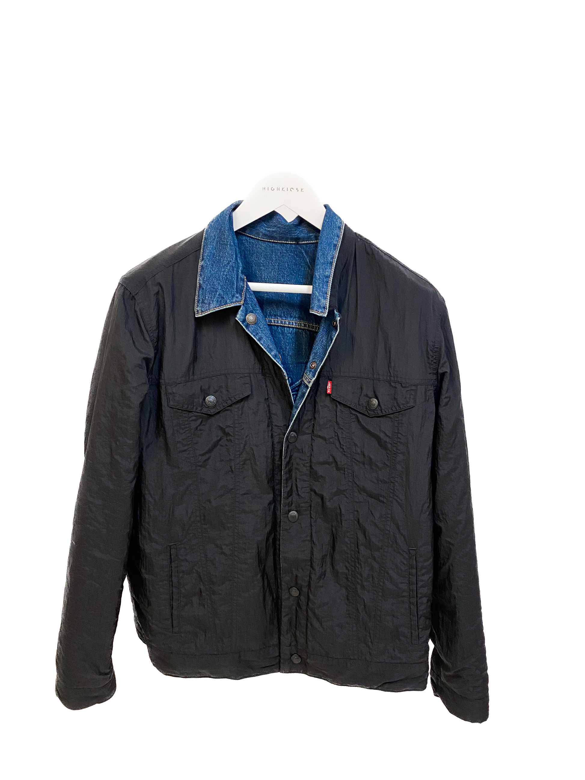 LEVIS REVERSIBLE TRUCKER JACKET X JORDAN – HIGHKIOSK LEVIS REVERSIBLE TRUCKER JACKET X JORDAN – HIGHKIOSK