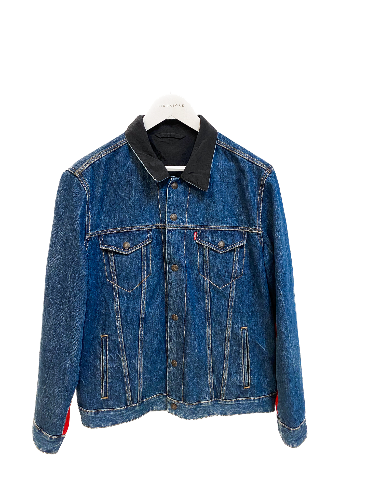 LEVIS REVERSIBLE TRUCKER JACKET X JORDAN – HIGHKIOSK LEVIS REVERSIBLE TRUCKER JACKET X JORDAN – HIGHKIOSK