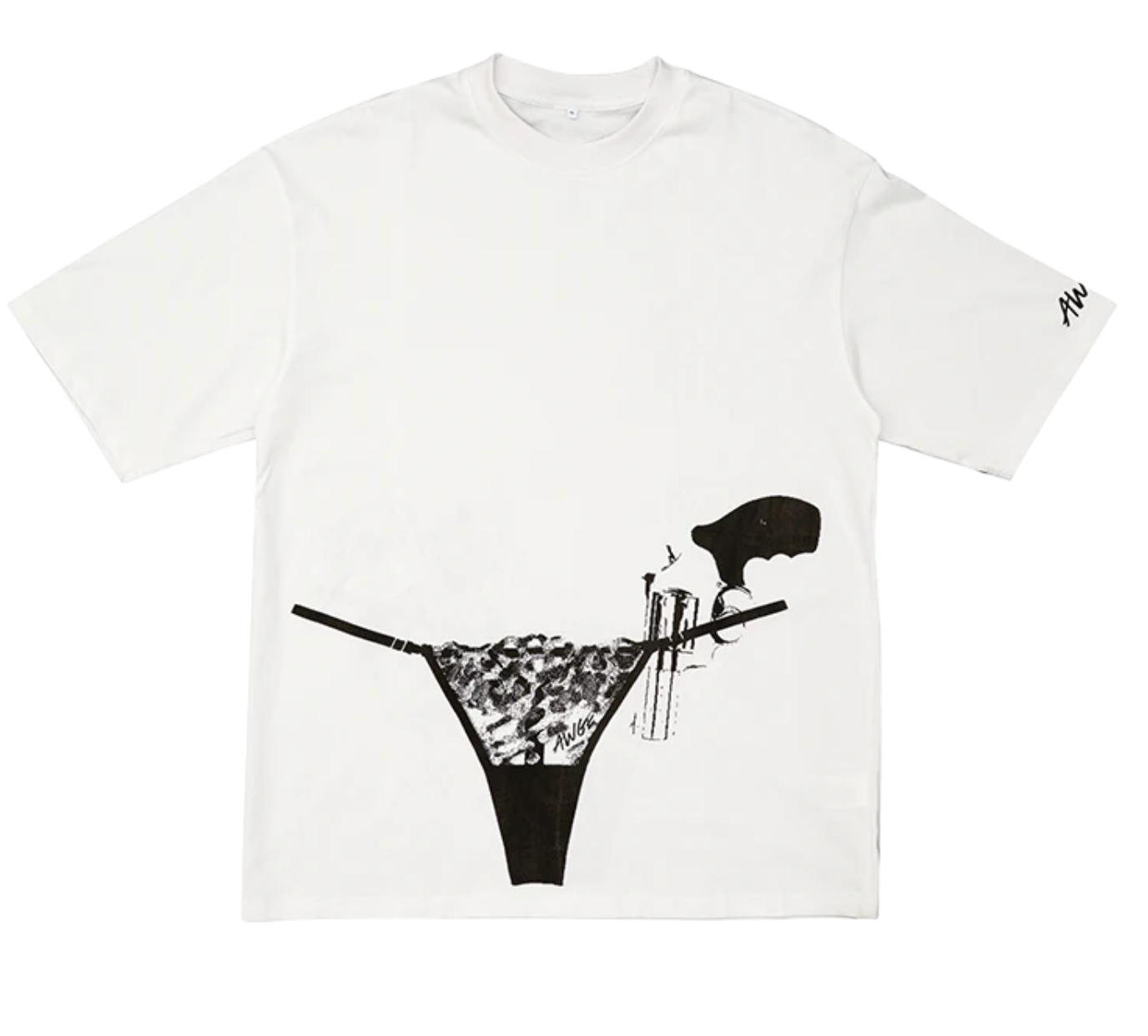 A$AP ROCKY AWGE Strapped Sexy Tee B/W