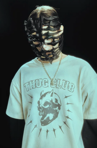 Thug Club Vintage Riding Skull Stitch T-shirt