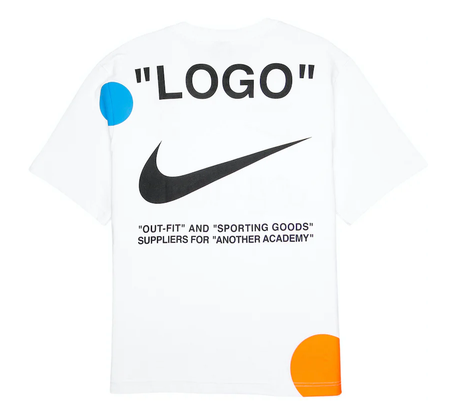 Nike x off shop white mercurial tee