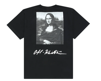 Off-White Oversized Monalisa Graphic Print T-shirt - HIGHKIOSK