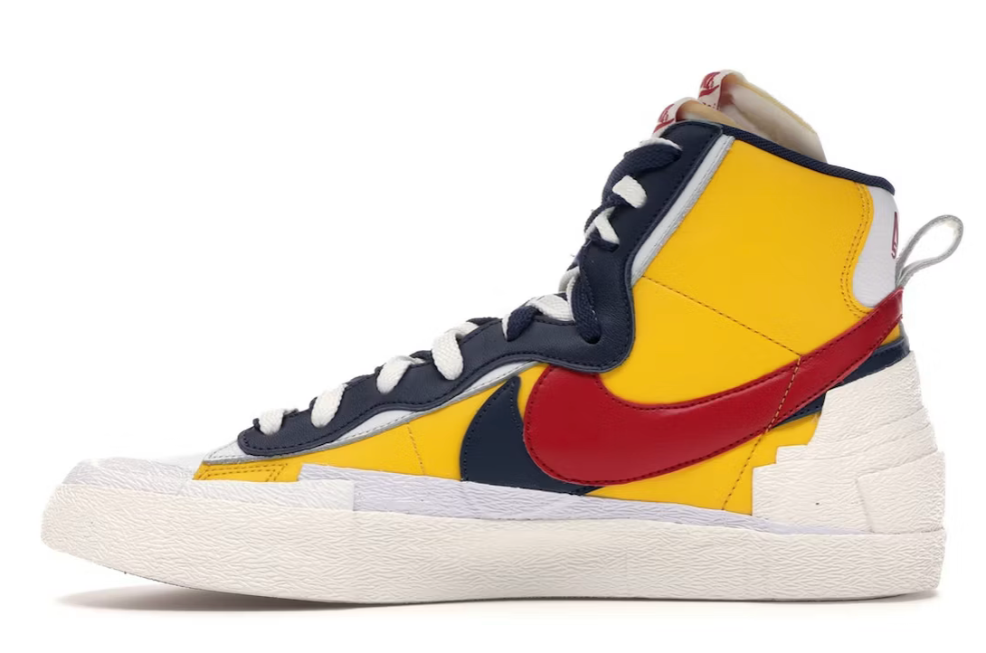 Nike Blazer Mid x Sacai Gold Navy