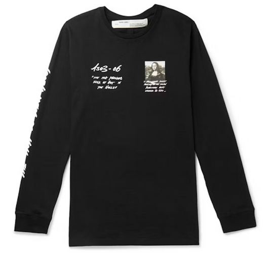 OFF-WHITE Monalisa Graphic Print L/S T-shirt