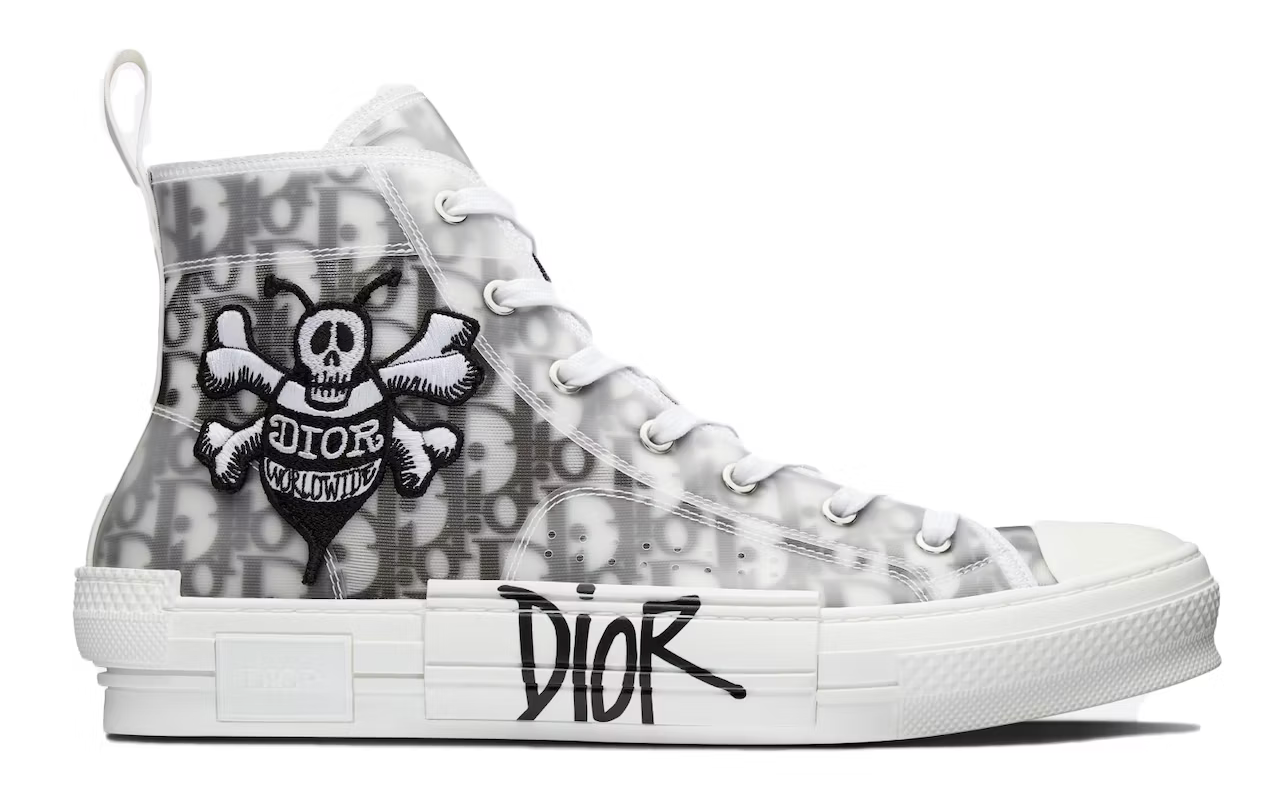 Dior And Shawn B23 High Top Bee Embroidery