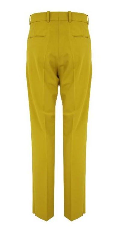 Botter Slim Fit Trousers Yellow